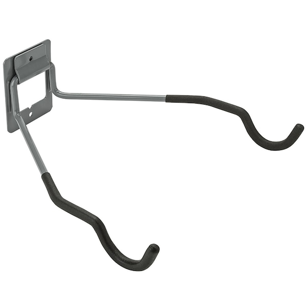National Hardware 12 in. L Powder Coated Gray Steel Flip-Up Bike Hanger Holder 30 lb. cap. 1 pk N112-050 - main